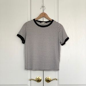 Dark Blue/Black Striped T-Shirt